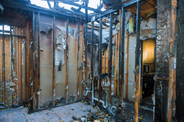 Professional Fire Damage Restoration technician working in Southampton, PA